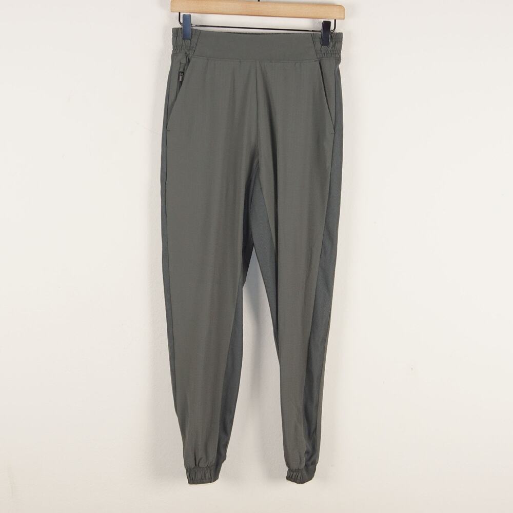 Athleta Textured Olive Green Brooklyn Jogger Womens Sz 0